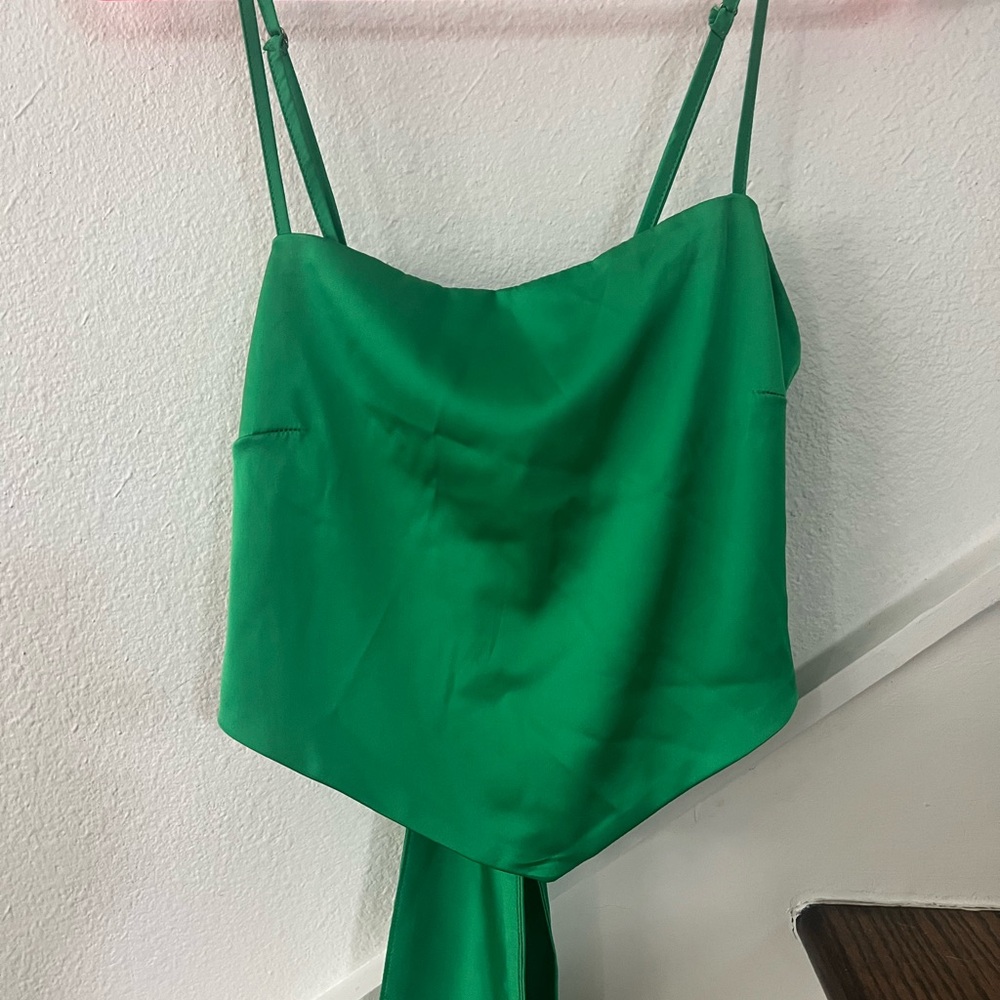 Gianni Bini Emerald Satin Cami